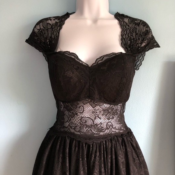 Guess Lace Mini Dress - Picture 4 of 11